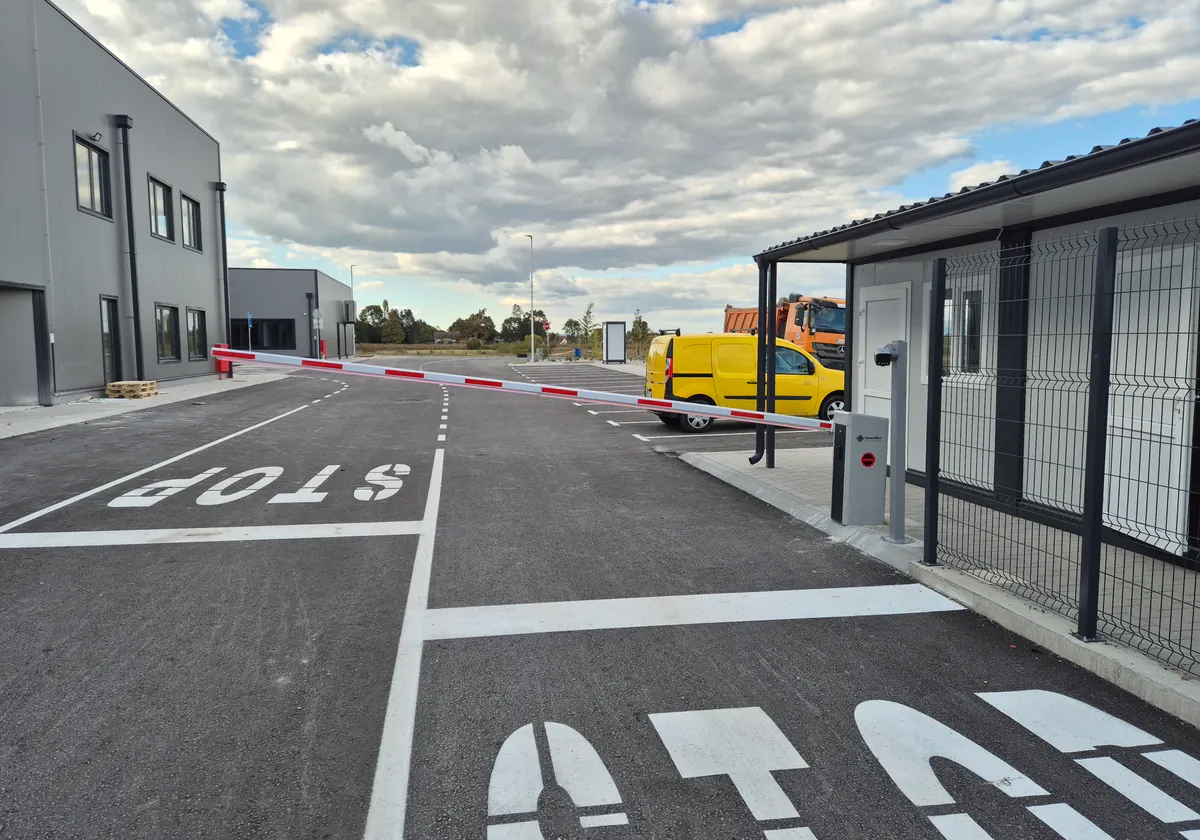 Ulazna traka s rampom i kućicom, Euro Terminal Gradiška